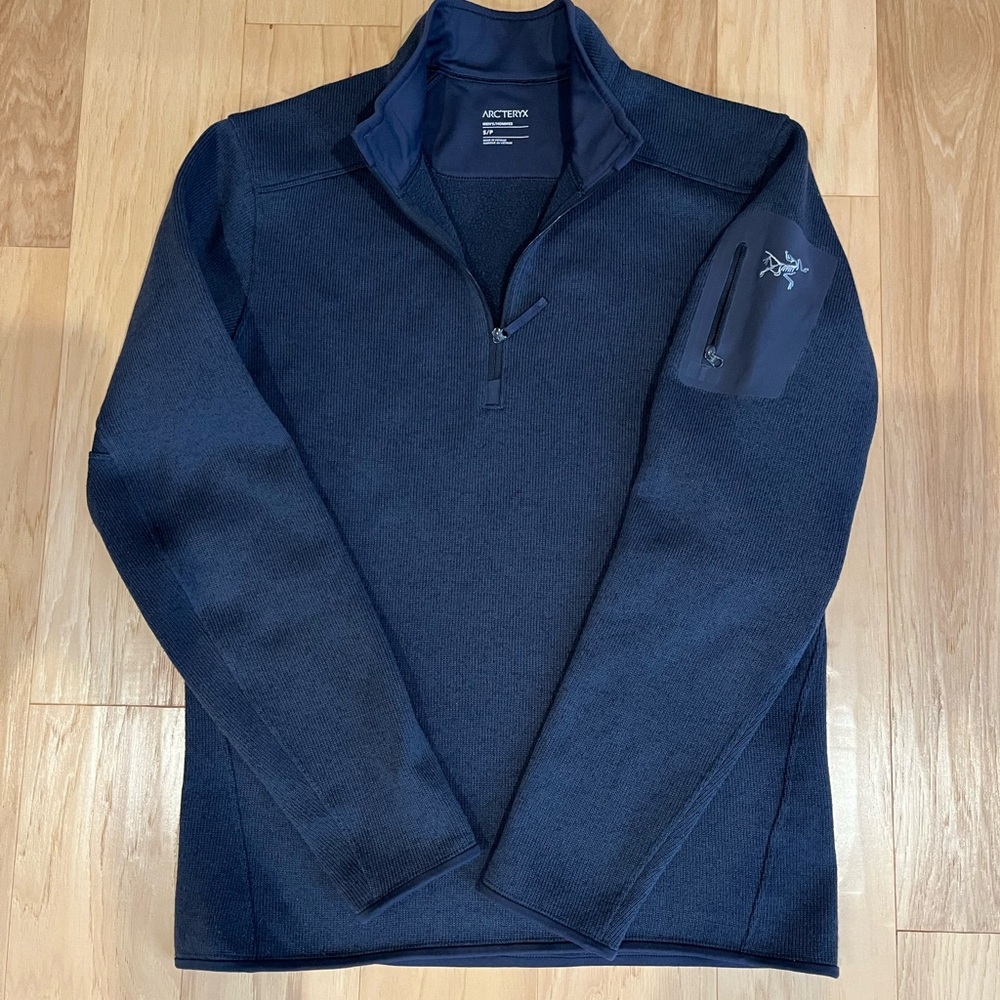 Arc'teryx Navy Covert Half Zip Sweater